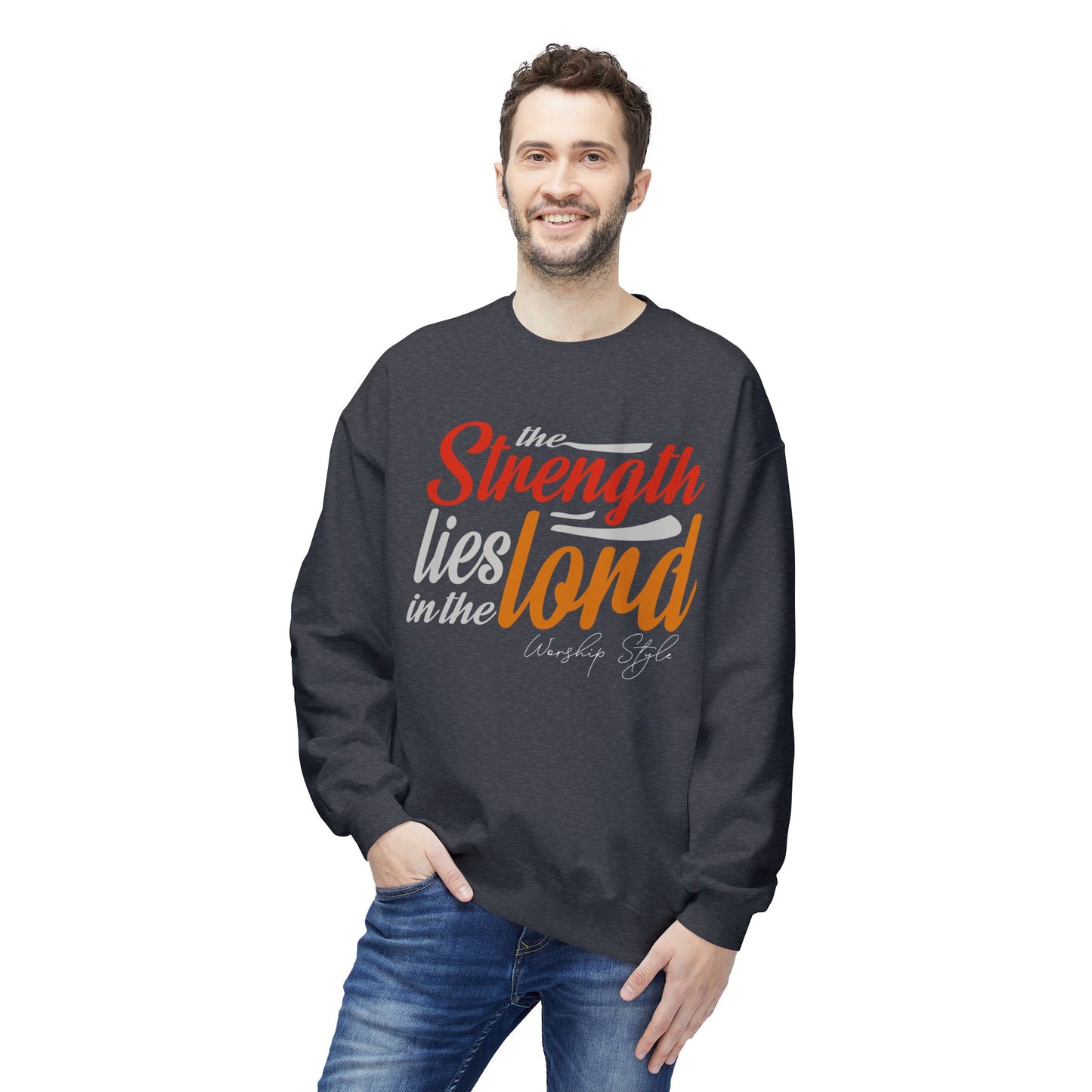 Strenght in The Lord - Unisex Fleece Sweatshirt
