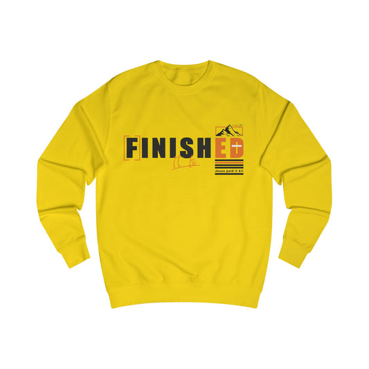 Finished Graphic Unisex Sweatshirt - Cozy Casual Wear for Achievers