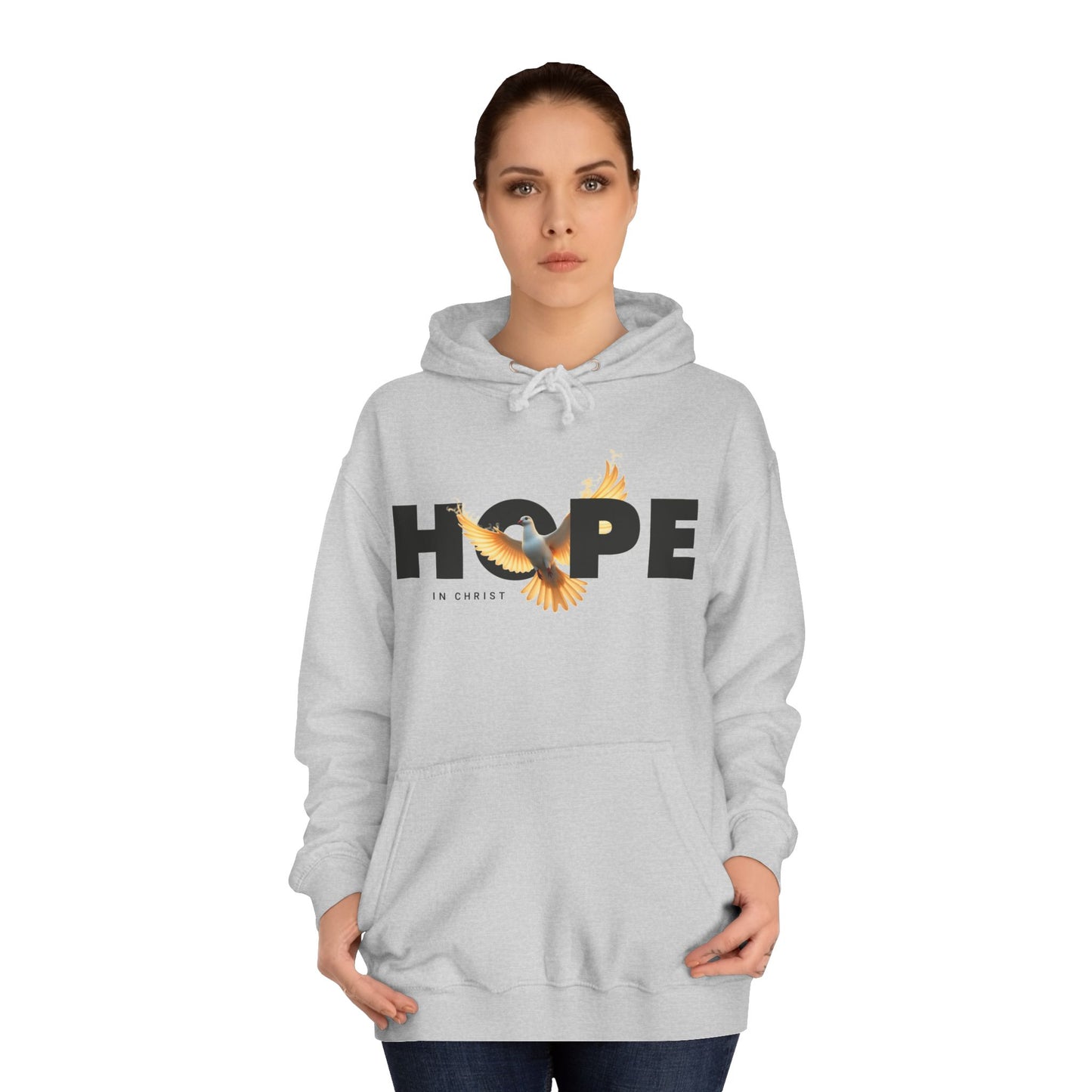 Hope in Christ - Unisex College Hoodie