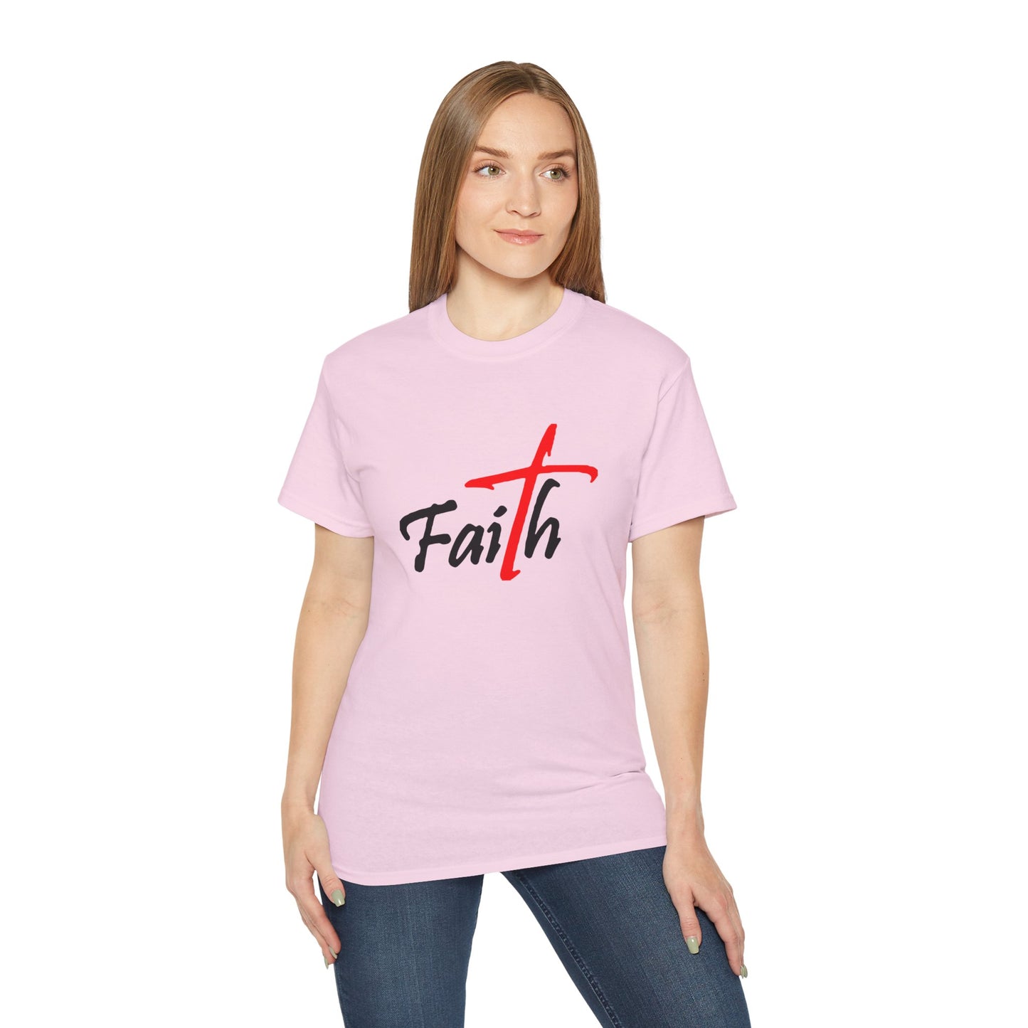 Faith Unisex Ultra Cotton Tee - Inspirational Christian Shirt