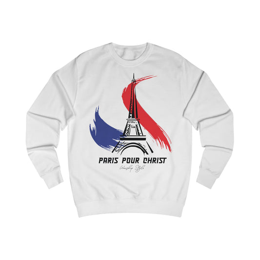 Paris Pour Christ Unisex Sweatshirt - Stylish French Design for Faith & Travel Lovers