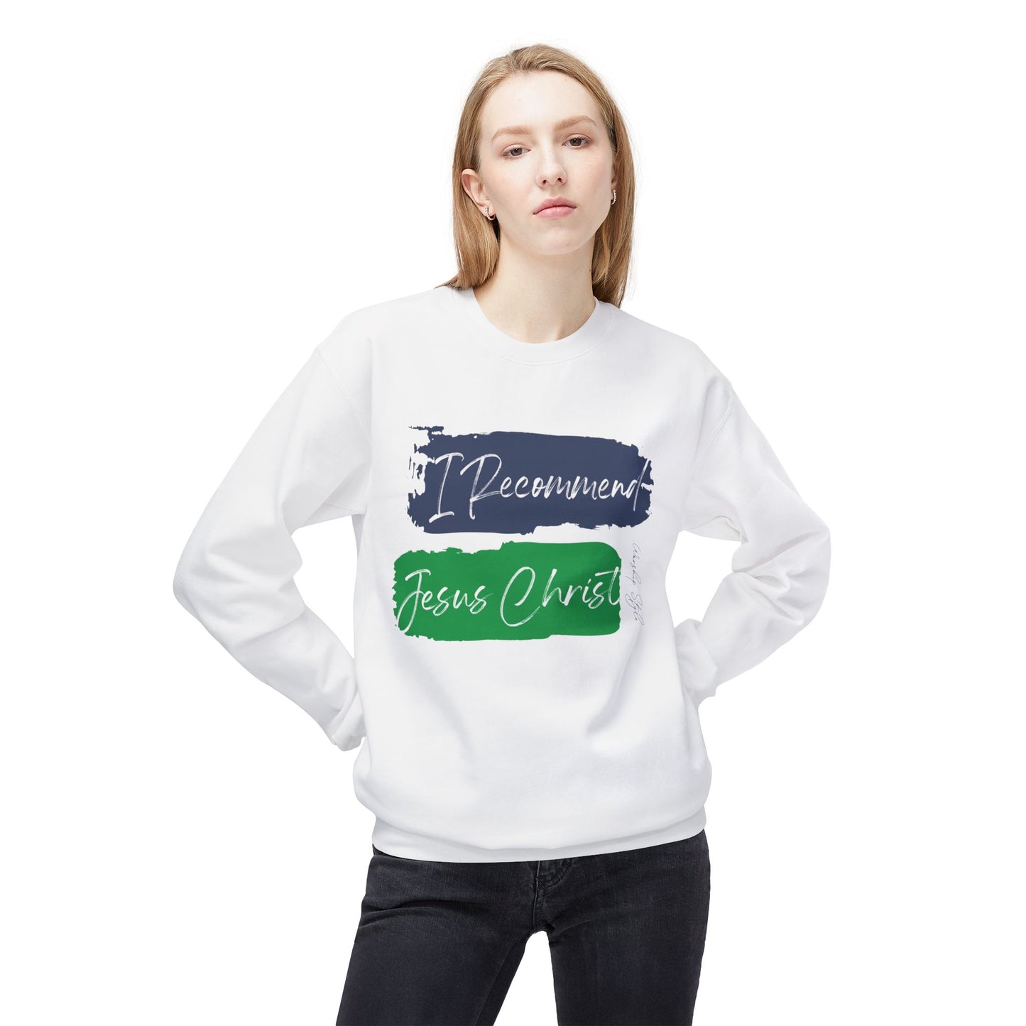 Recommend Jesus - Unisex Softstyle Fleece Sweatshirt