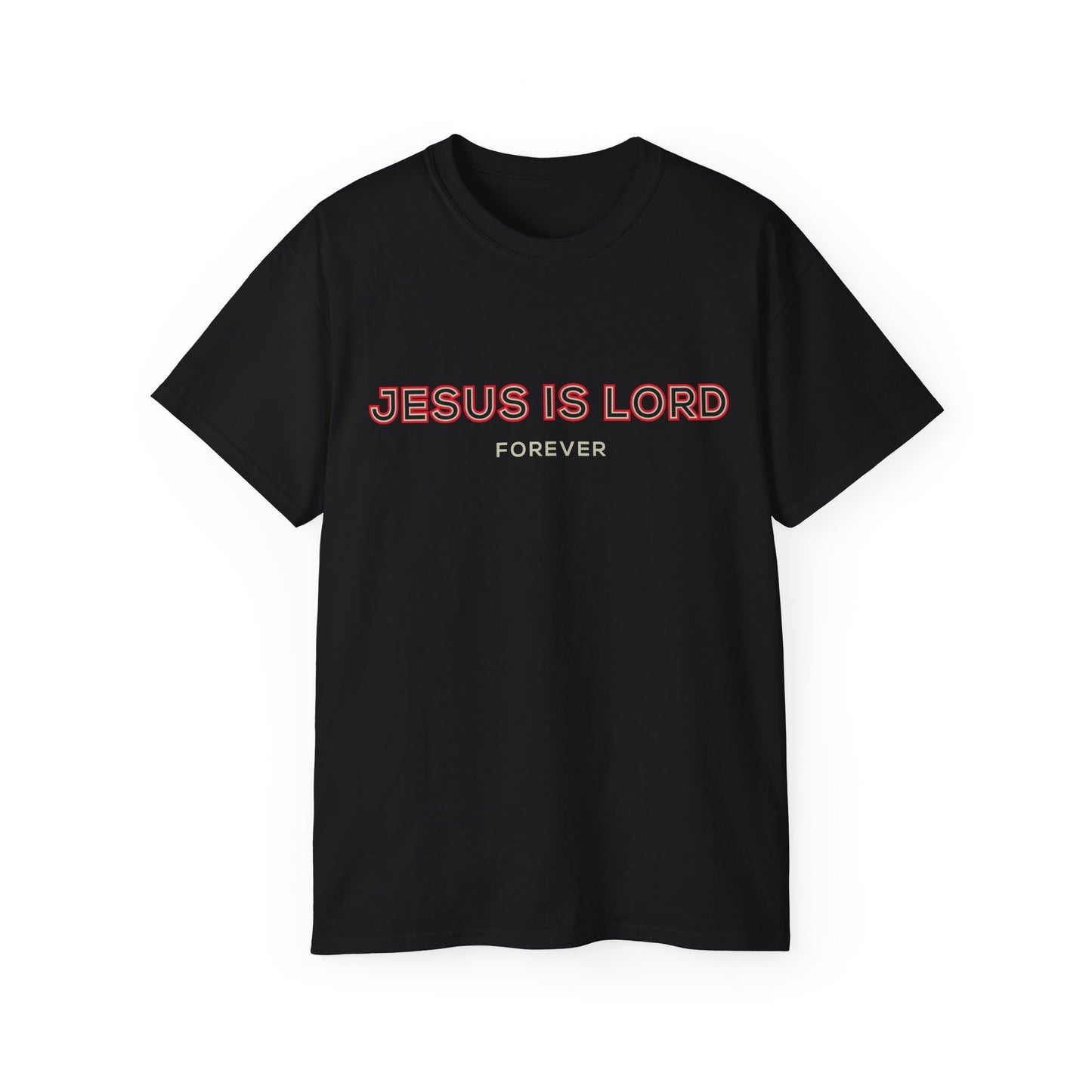 Faith-Inspired Unisex Ultra Cotton Tee - 'Jesus is Lord' Design