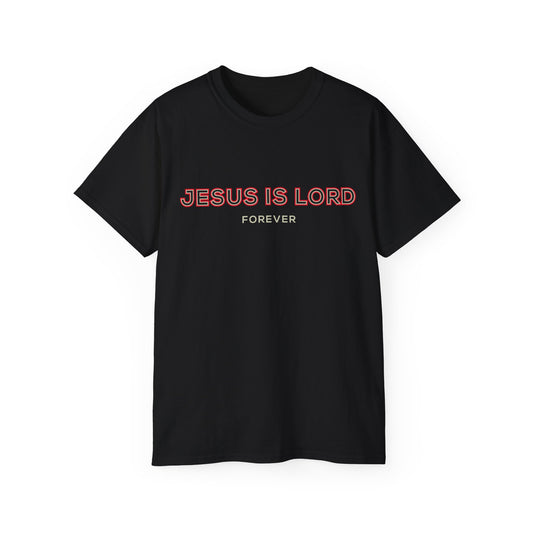 Faith-Inspired Unisex Ultra Cotton Tee - 'Jesus is Lord' Design