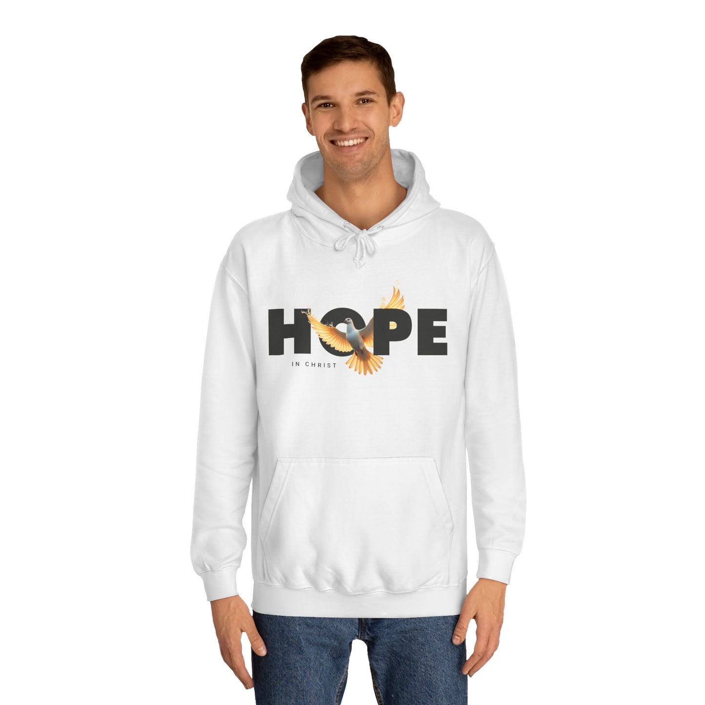Hope in Christ - Unisex College Hoodie