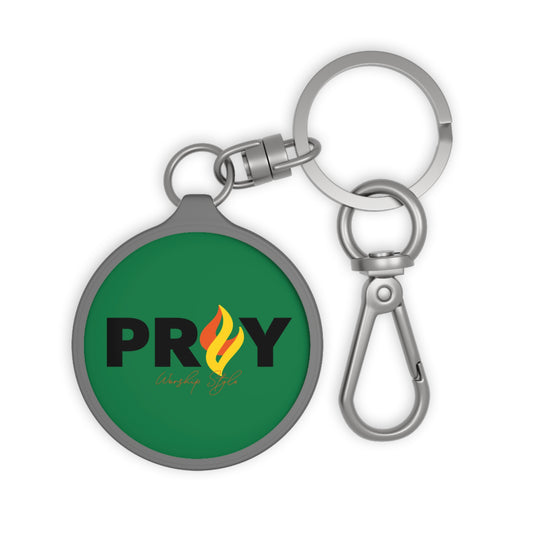 PRAY Keyring Tag - Motivational Accessory for Daily Reminders