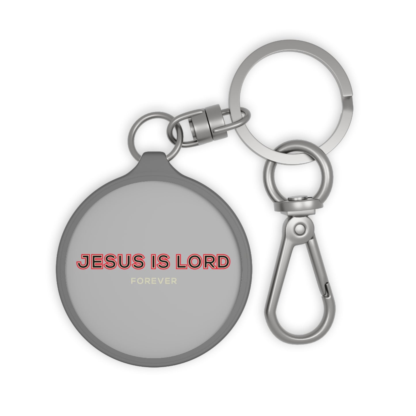 Jesus is Lord Forever Keyring Tag -