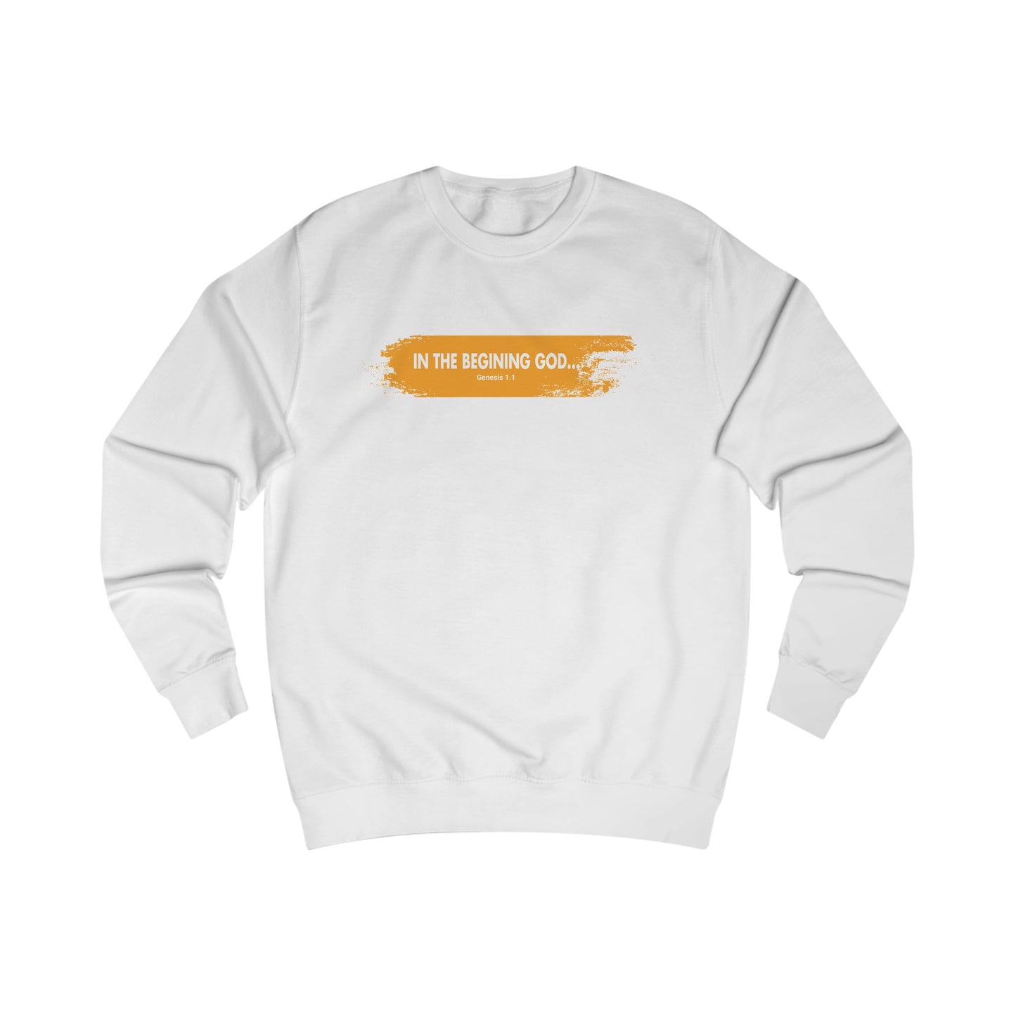 Faith-Inspired Unisex Sweatshirt - "In the Beginning God"