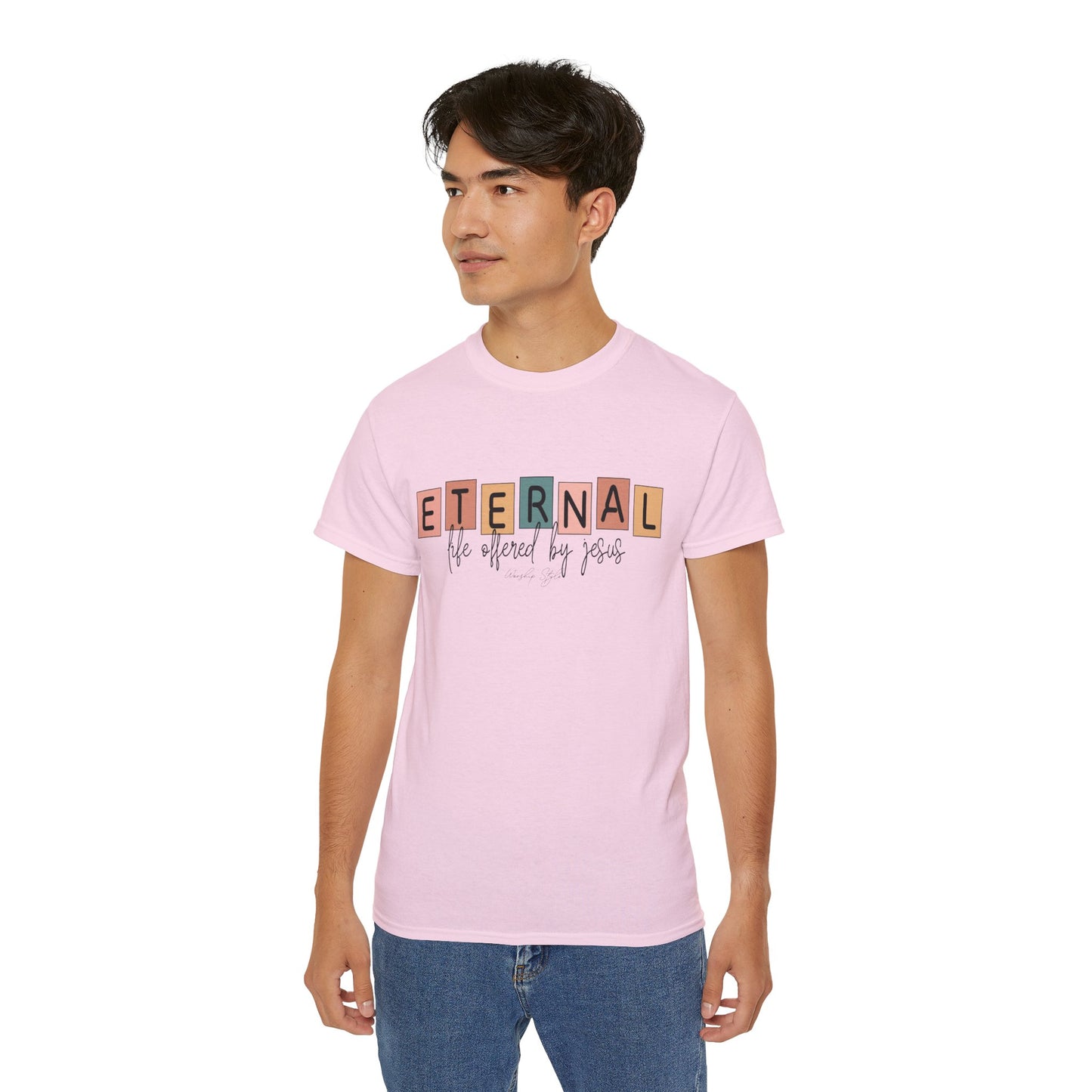 Eternal Life Inspired Unisex Ultra Cotton Tee - Faith-Based Casual Wear