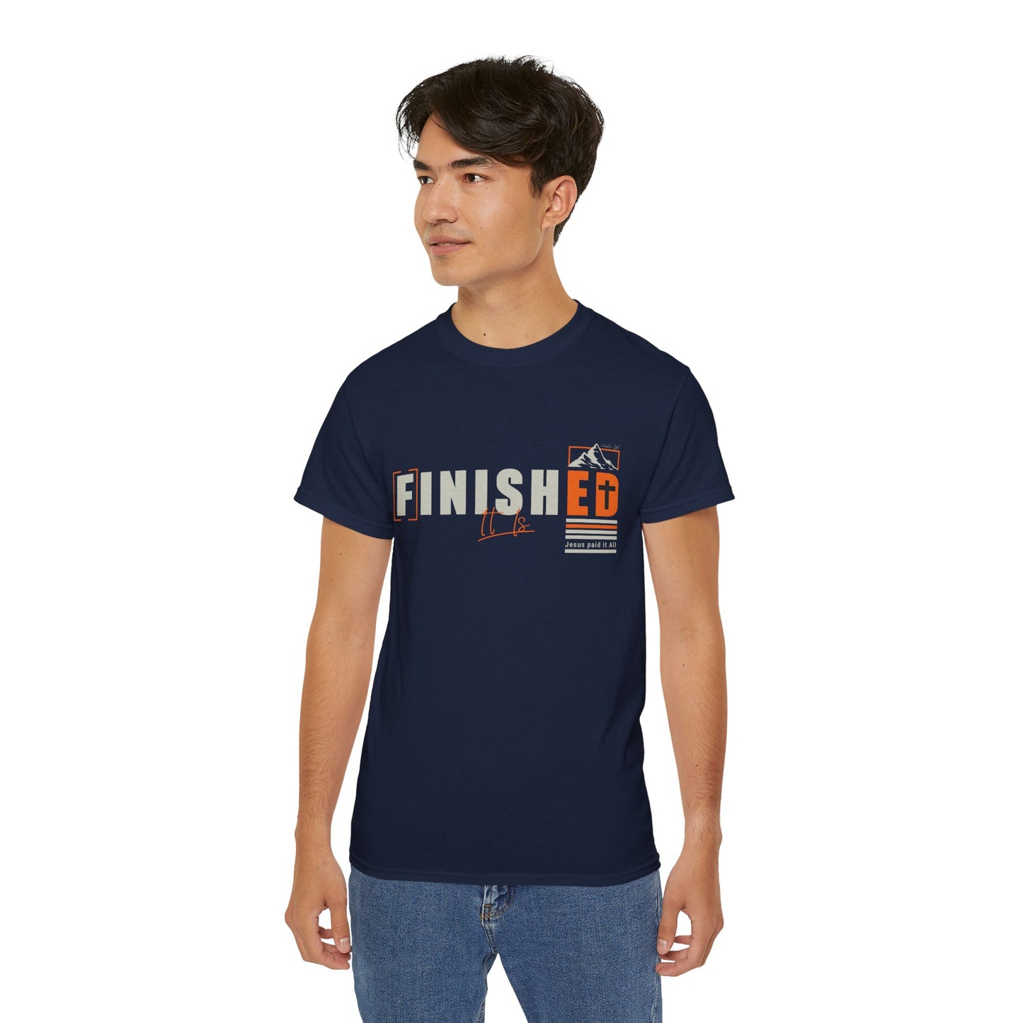 Unisex Ultra Cotton Tee - 'I is FINISHED' Graphic Shirt for Motivational Style