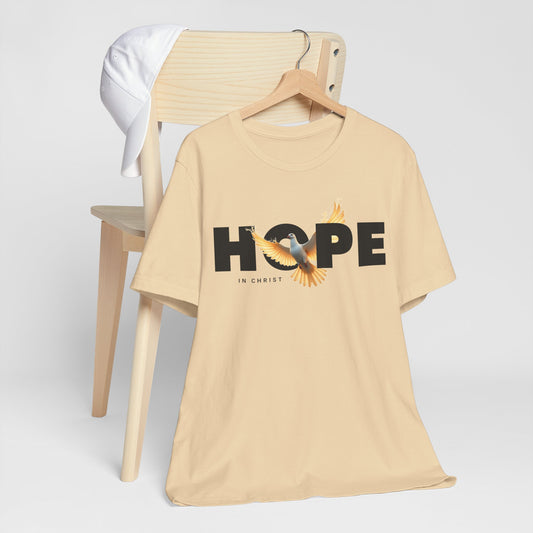 Hope in Christ Unisex Short Sleeve Tee - Inspirational Apparel for Faith