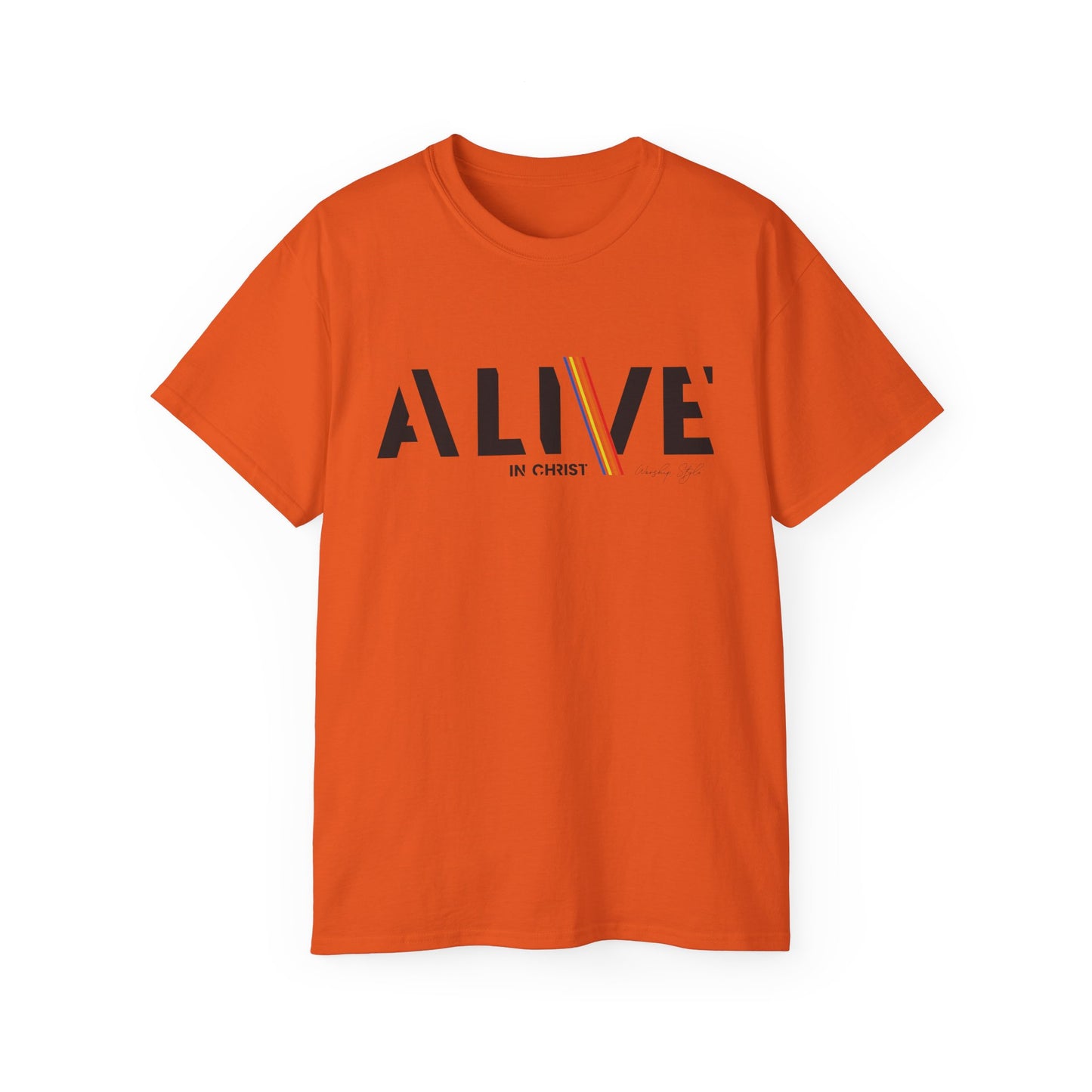 Alive in Christ Inspirational Unisex Ultra Cotton Tee