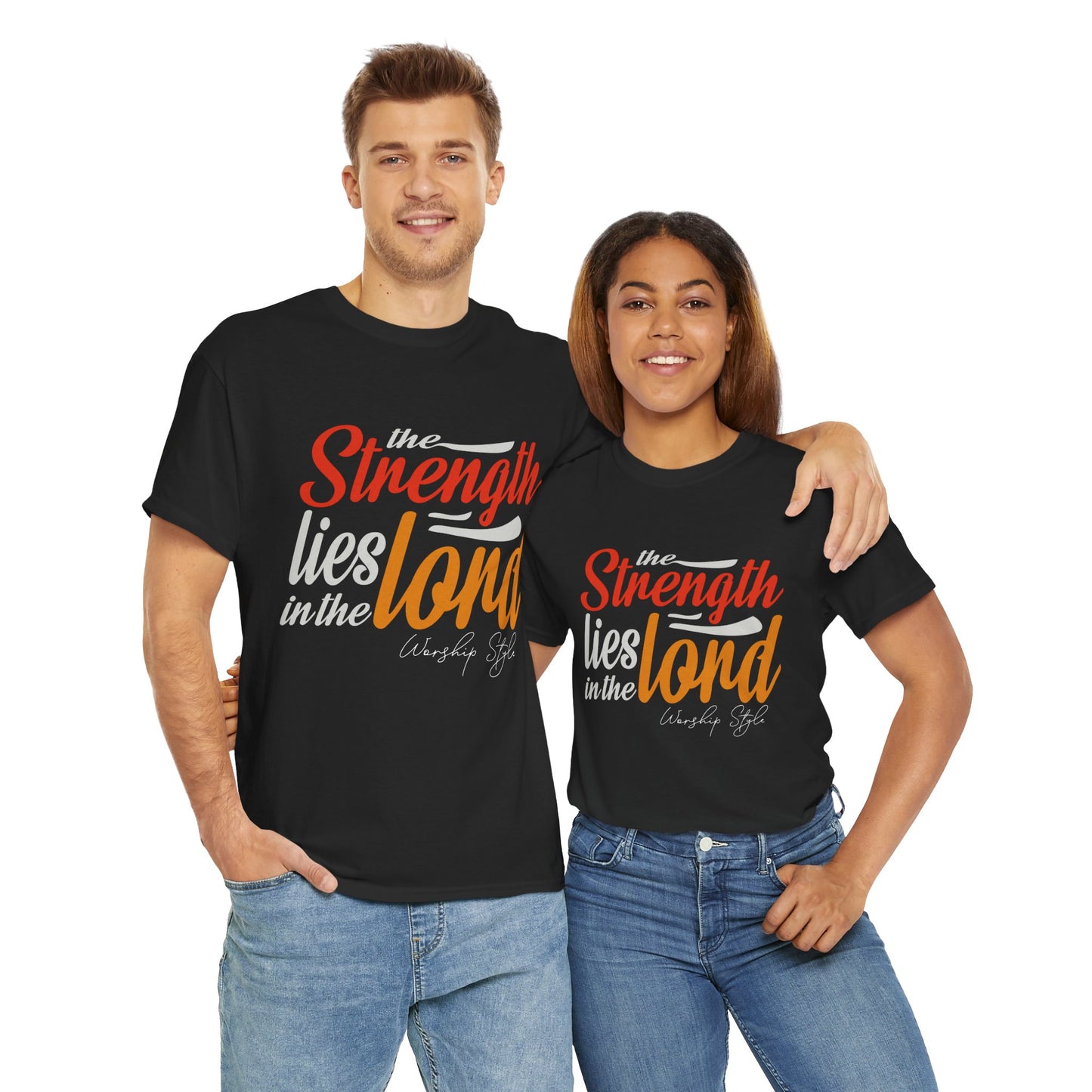 Strength inThe Lord - Unisex Heavy Cotton Tee