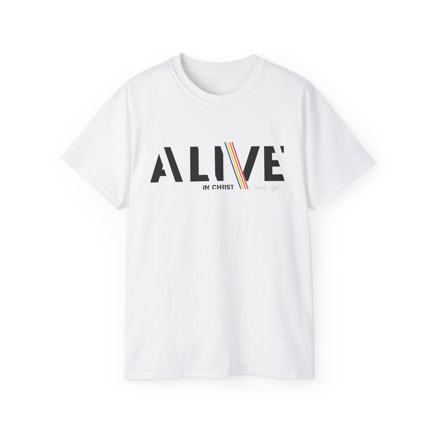 Alive in Christ Inspirational Unisex Ultra Cotton Tee