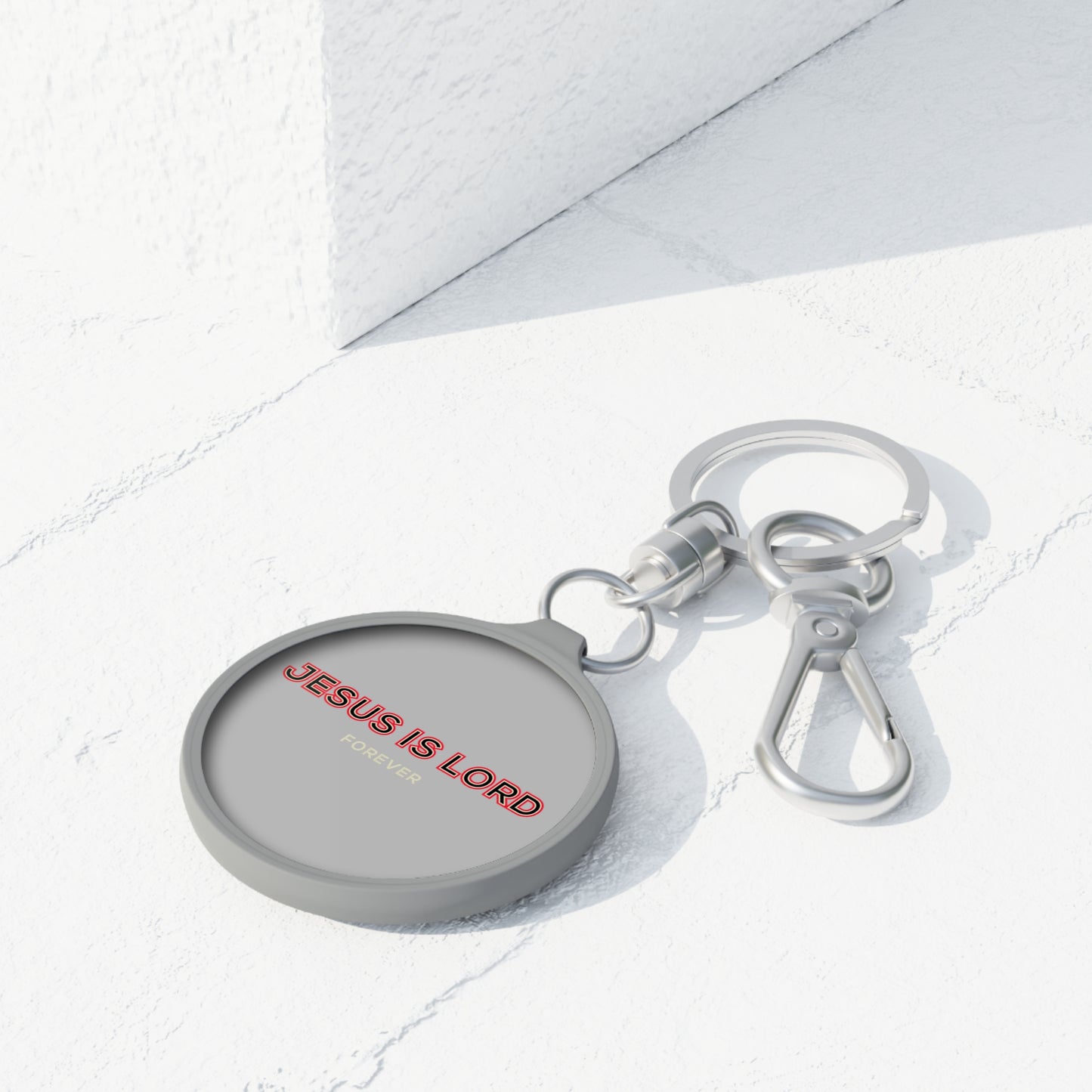 Jesus is Lord Forever Keyring Tag -