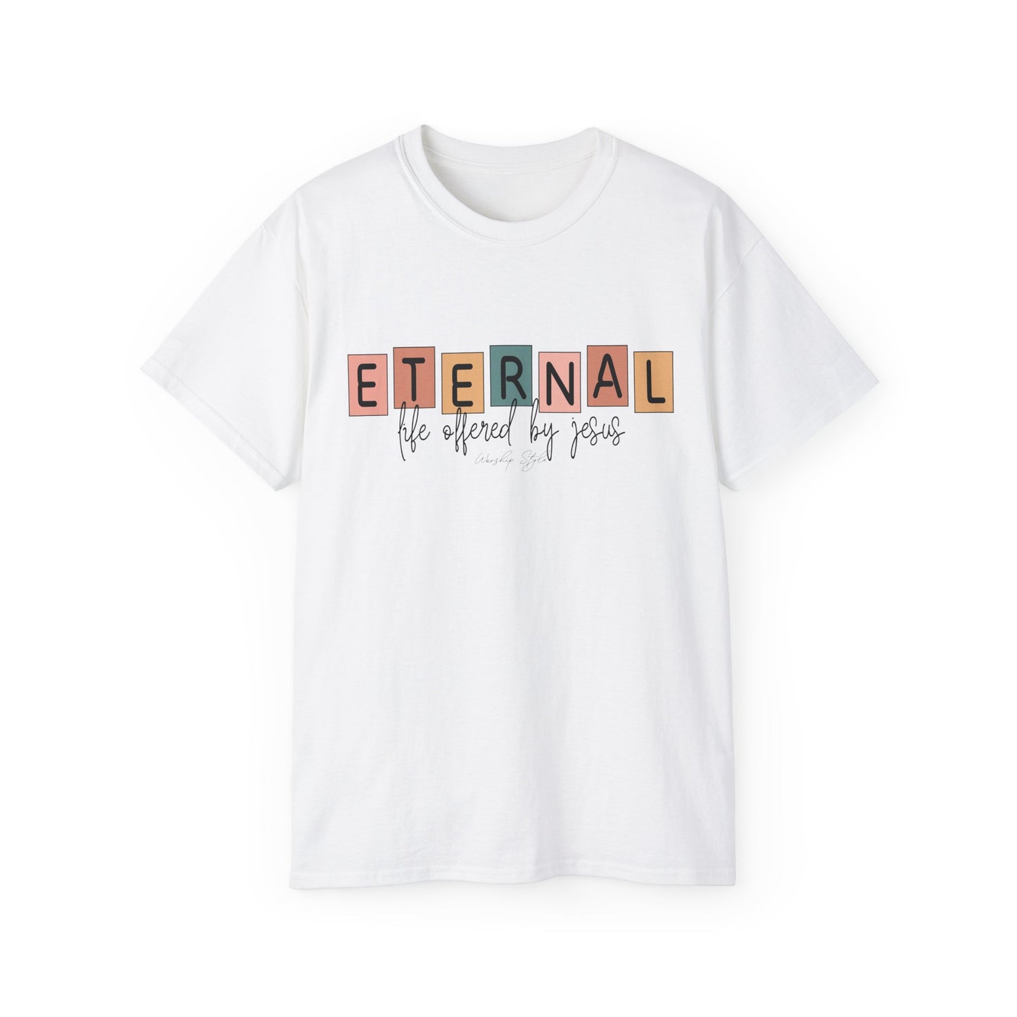 Eternal Life Inspired Unisex Ultra Cotton Tee - Faith-Based Casual Wear