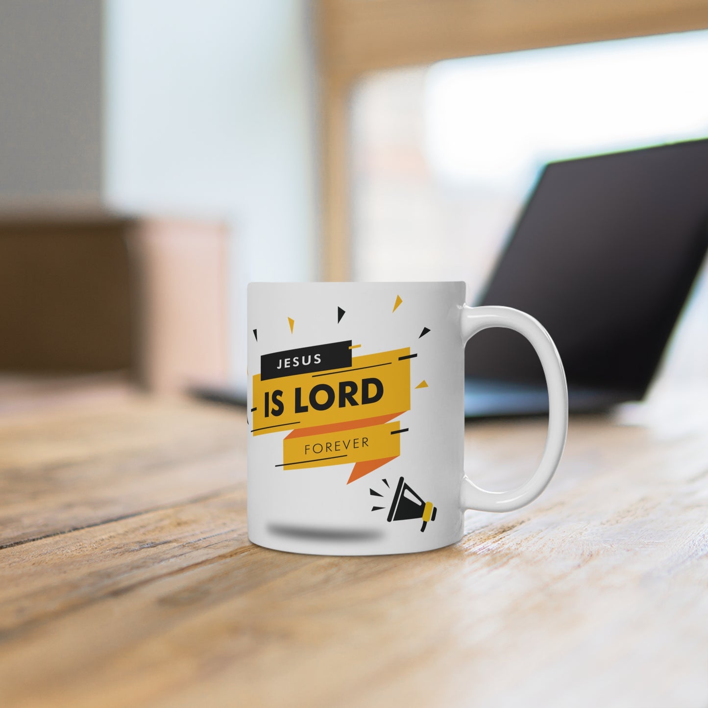 Jesus is Lord Forever Ceramic Mug - Inspirational Perfect Gift