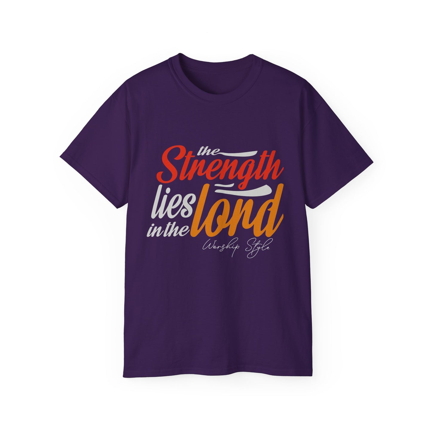 Strength In The Lord - Unisex Faith-Based Cotton T-Shirt