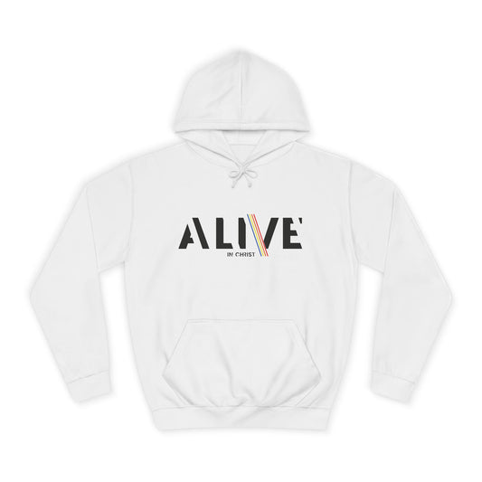 'ALIVE IN CHRIST' Design - Inspirational Unisex Hoodie