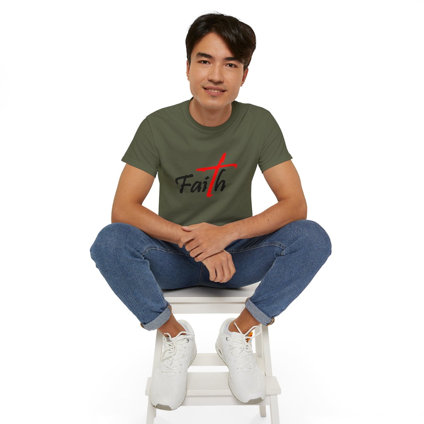 Faith Unisex Ultra Cotton Tee - Inspirational Christian Shirt