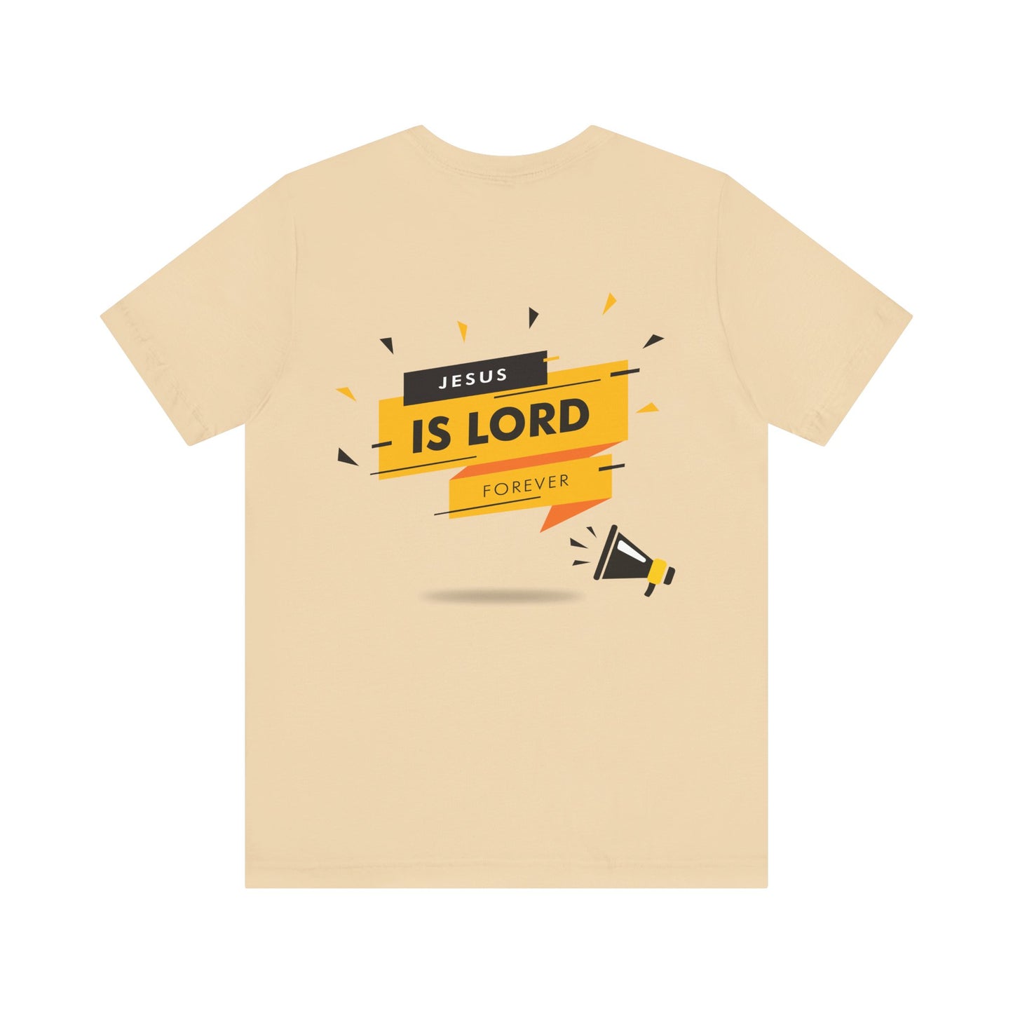 Inspirational Unisex Short Sleeve Tee - 'Jesus is Lord Forever'