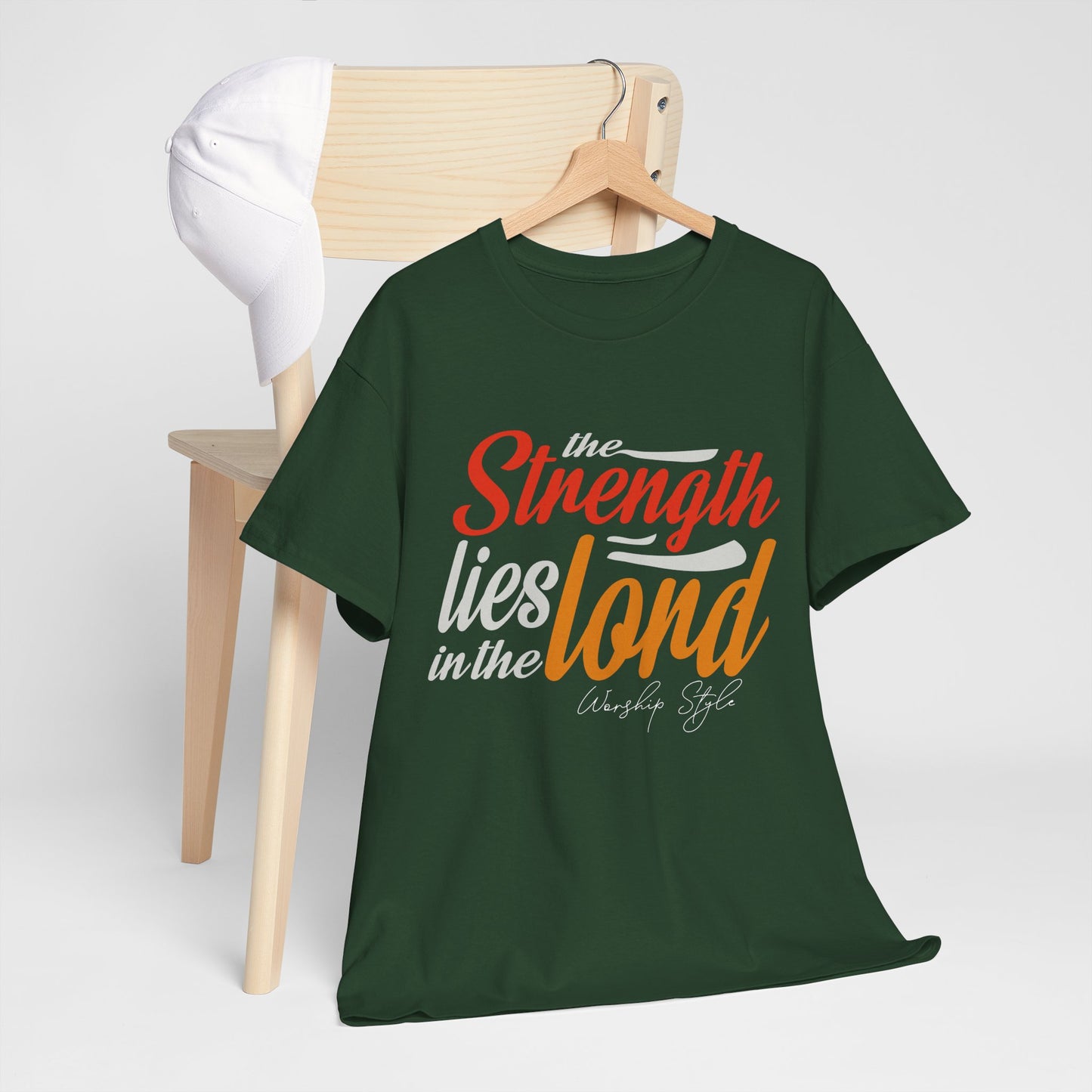 Strength inThe Lord - Unisex Heavy Cotton Tee