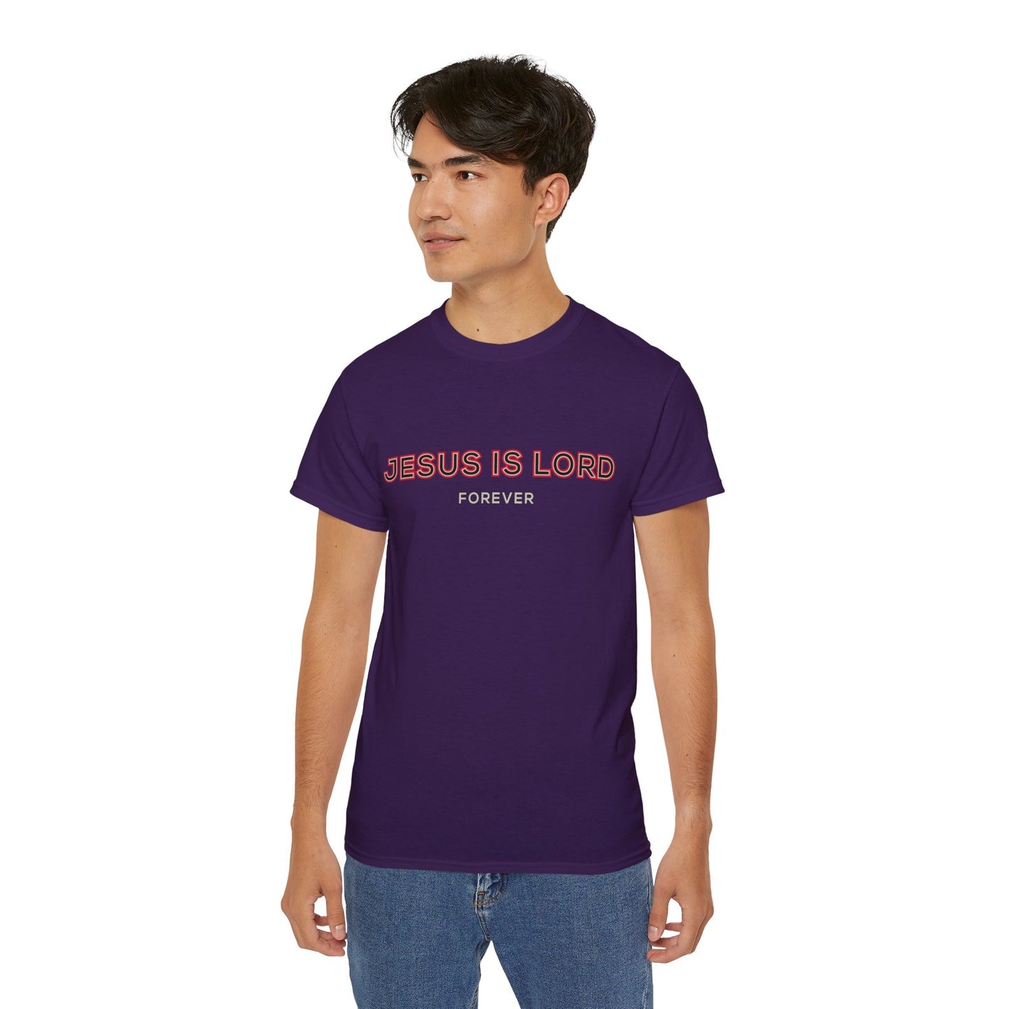 Faith-Inspired Unisex Ultra Cotton Tee - 'Jesus is Lord' Design