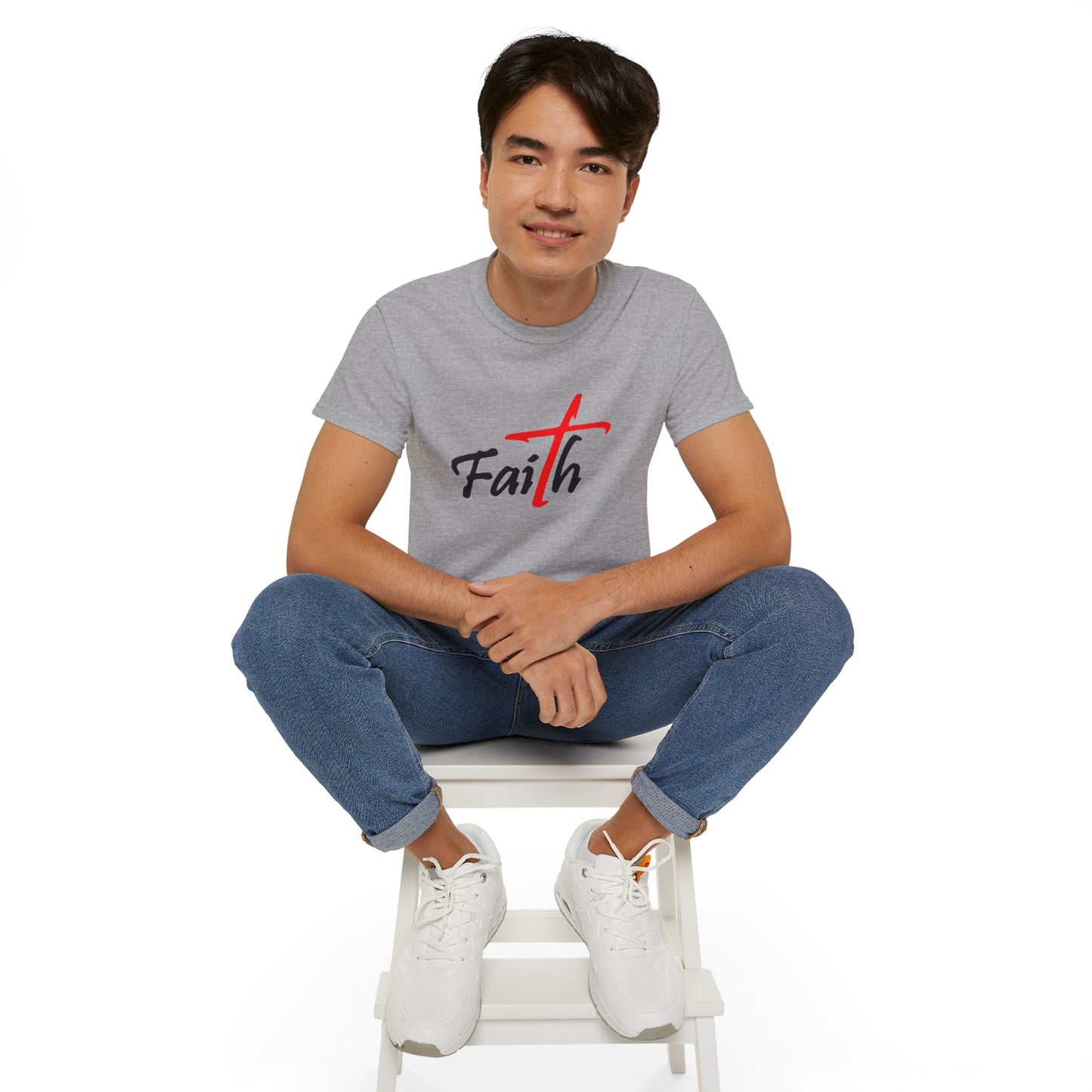 Faith Unisex Ultra Cotton Tee - Inspirational Christian Shirt
