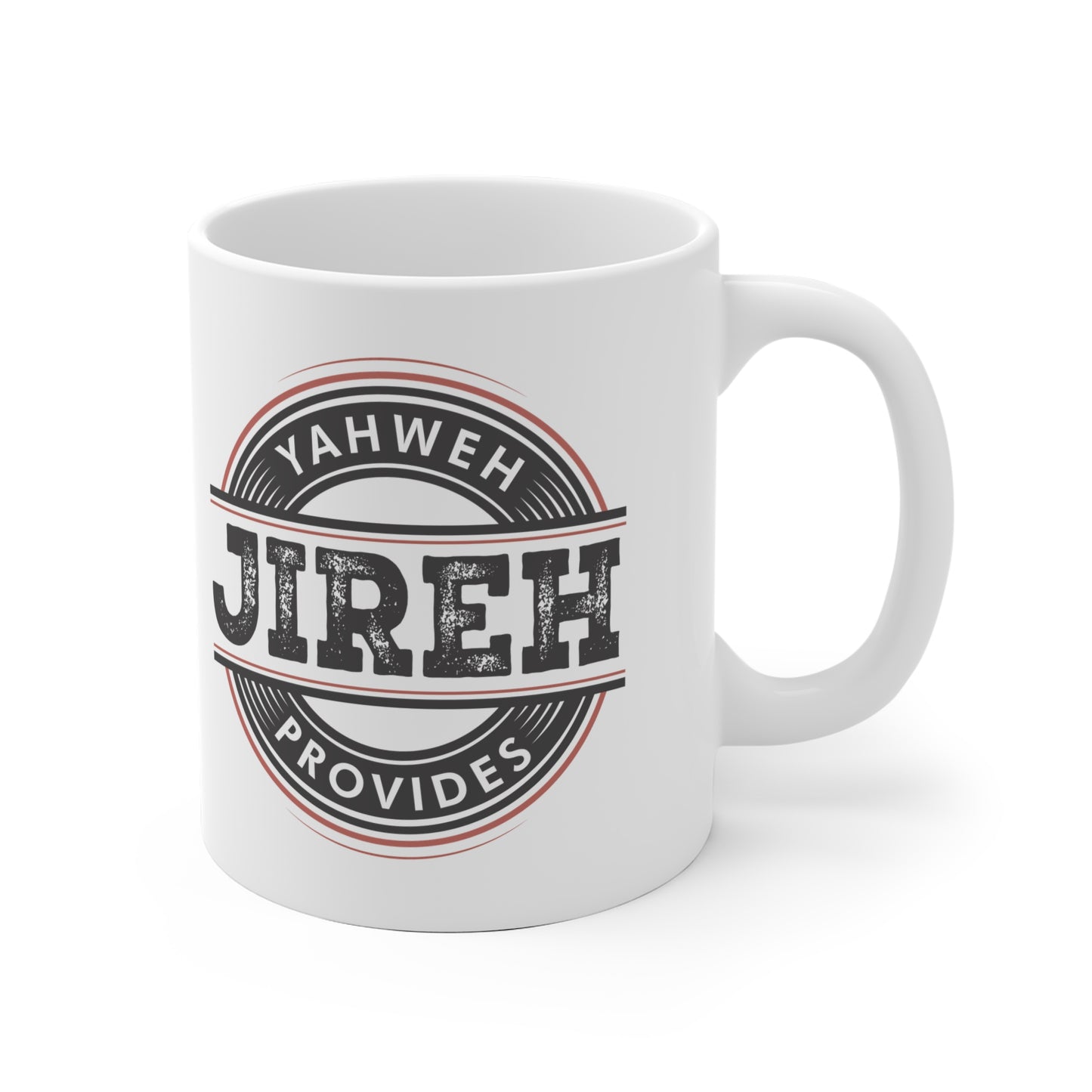 "Yahweh Jireh Provides" Ceramic Coffee Mug - Inspirational Gift