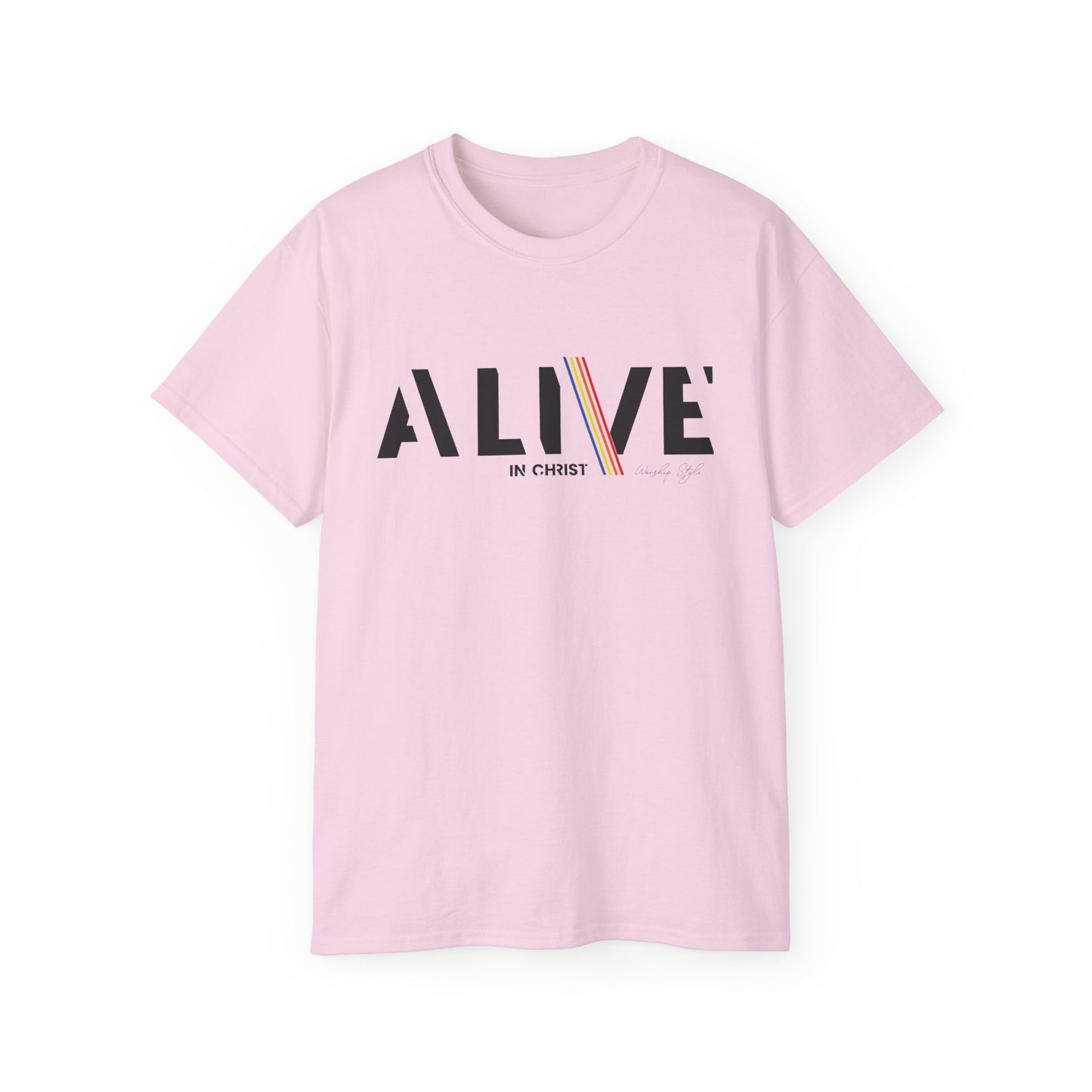 Alive in Christ Inspirational Unisex Ultra Cotton Tee
