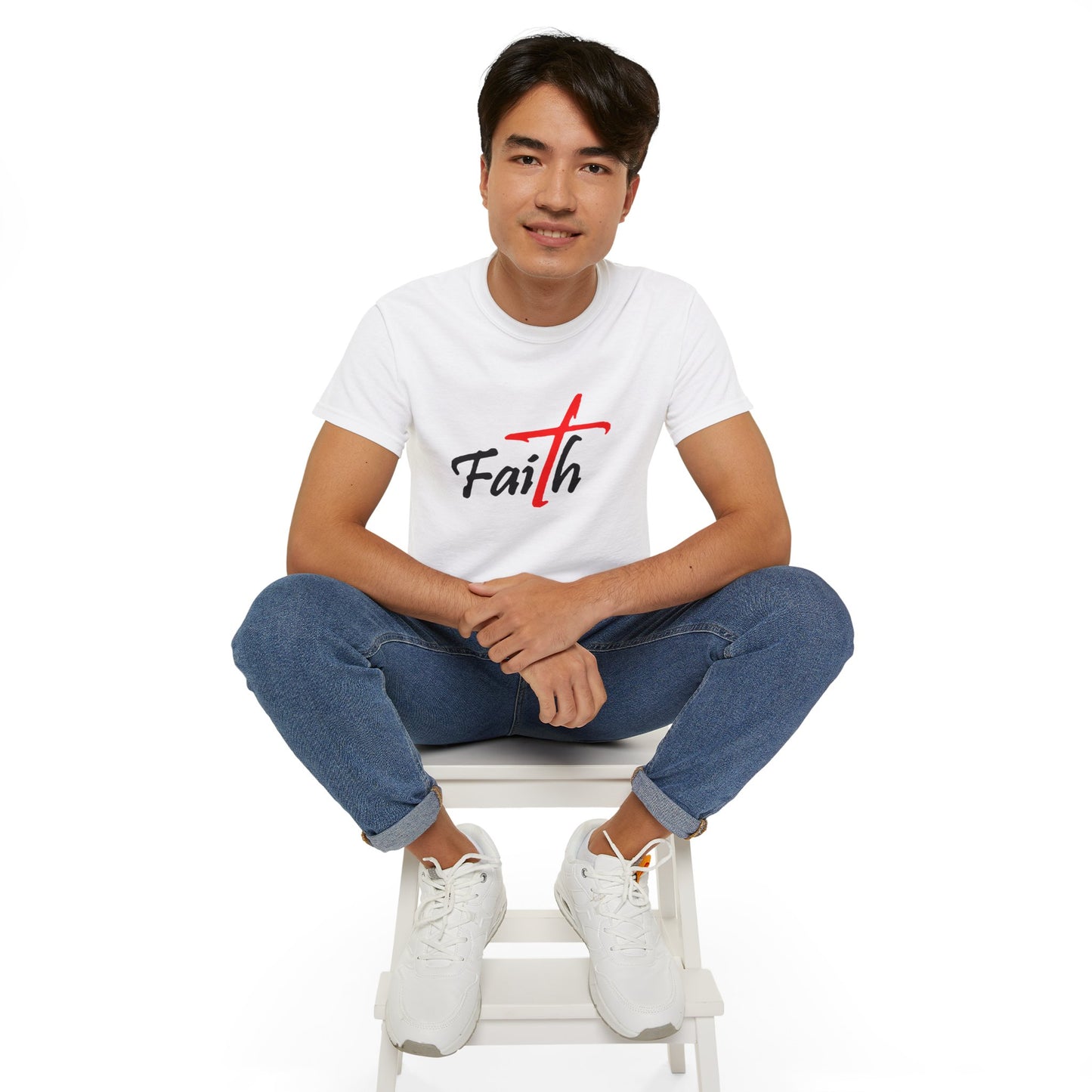 Faith Unisex Ultra Cotton Tee - Inspirational Christian Shirt