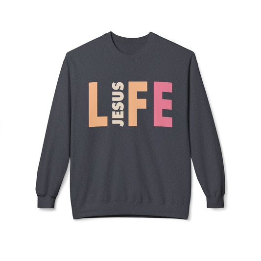 Jesus is Life - Unisex Softstyle Fleece Sweatshirt