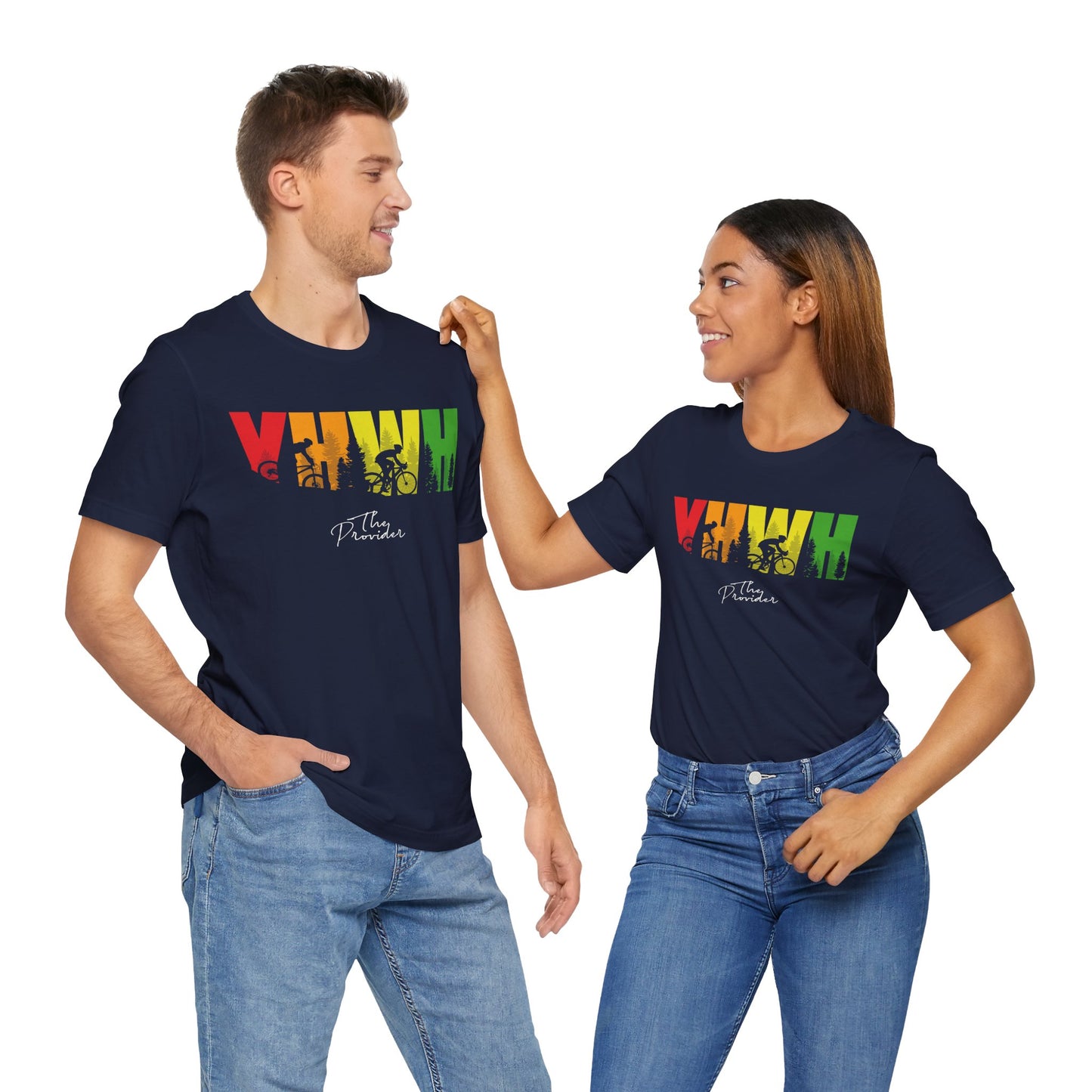 YHWH Provides - Adventure Awaits Unisex Jersey Tee