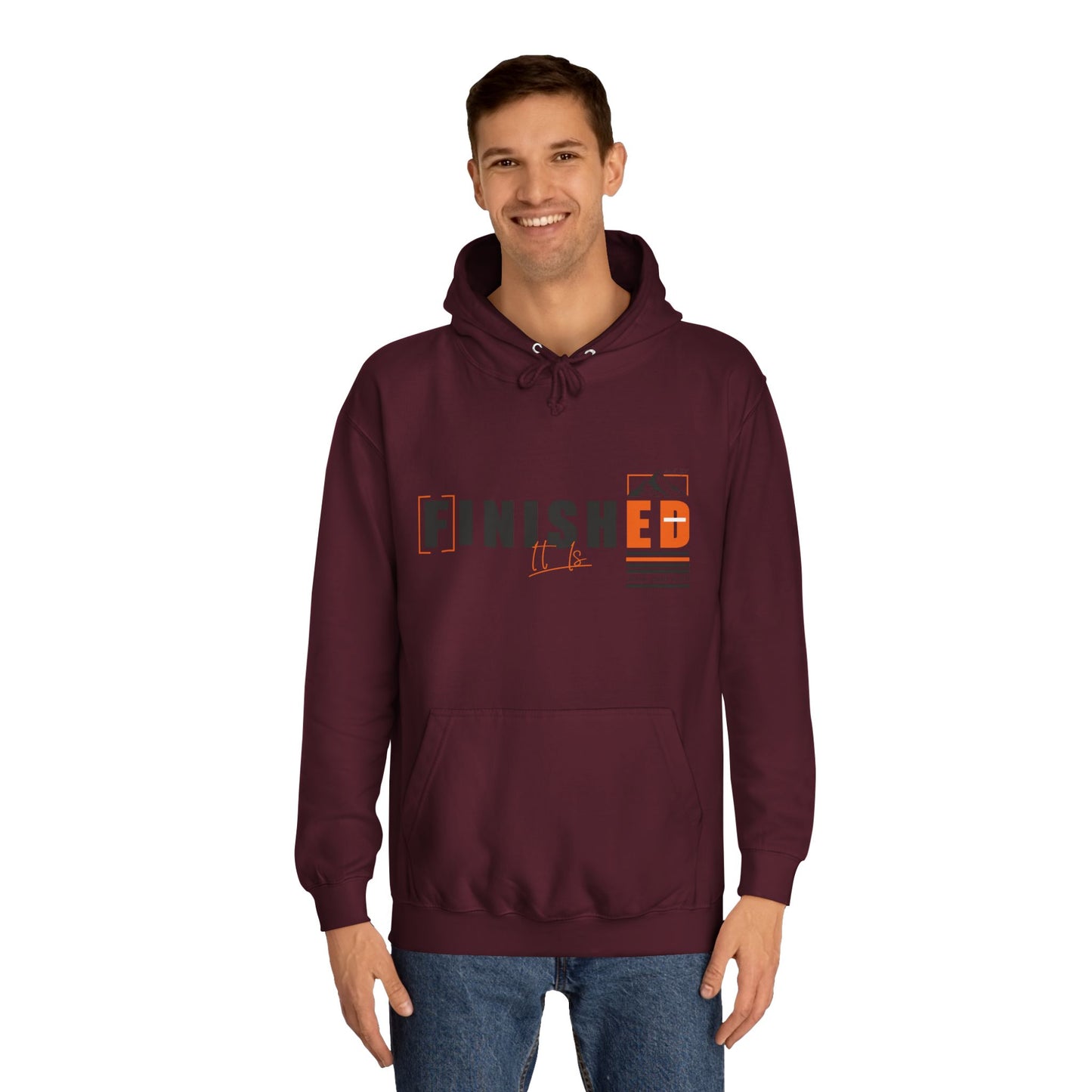 'It is FINISHED' - Unisex Hoodie - Design for Motivation and Faith