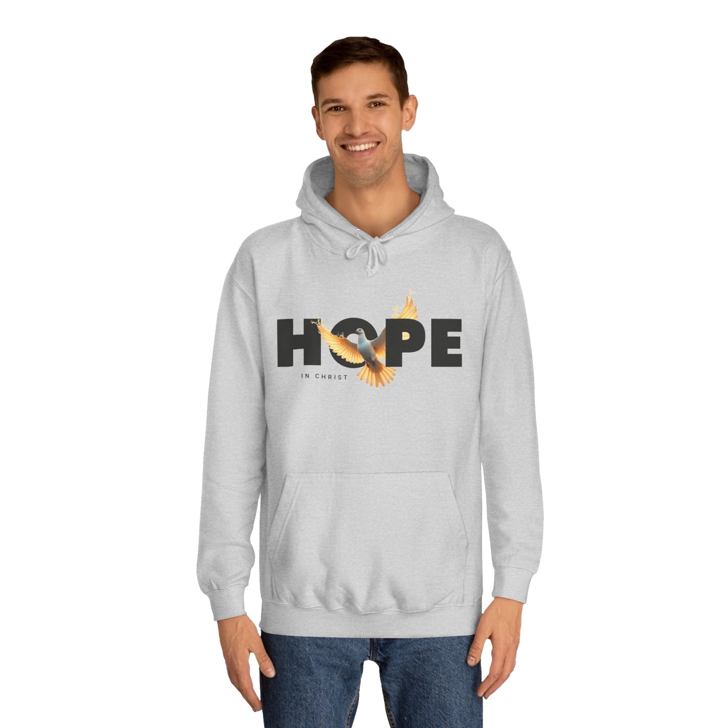 Hope in Christ - Unisex College Hoodie