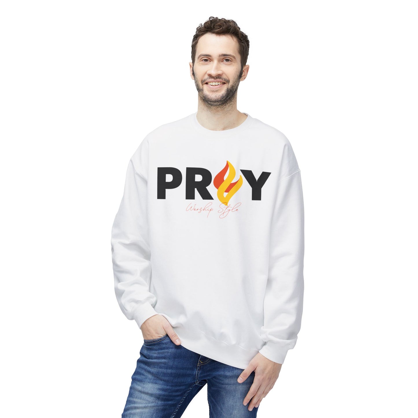 PRAY - Unisex Softstyle Fleece Sweatshirt