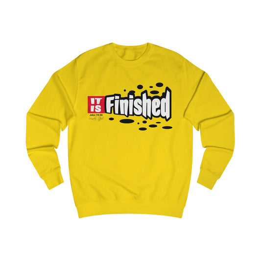 Unisex Sweatshirt - "IT IS Finished" Motivational Quote - Perfect for Inspirational Gift