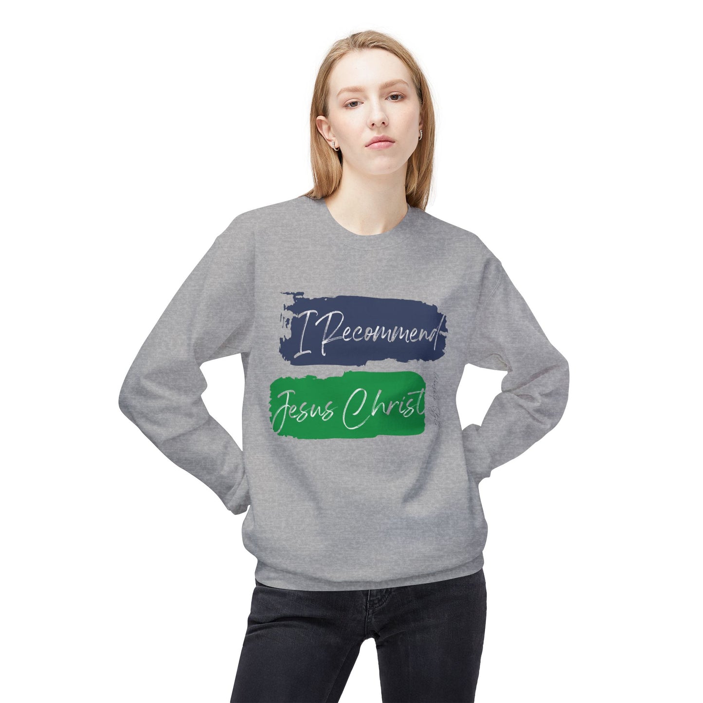 Recommend Jesus - Unisex Softstyle Fleece Sweatshirt