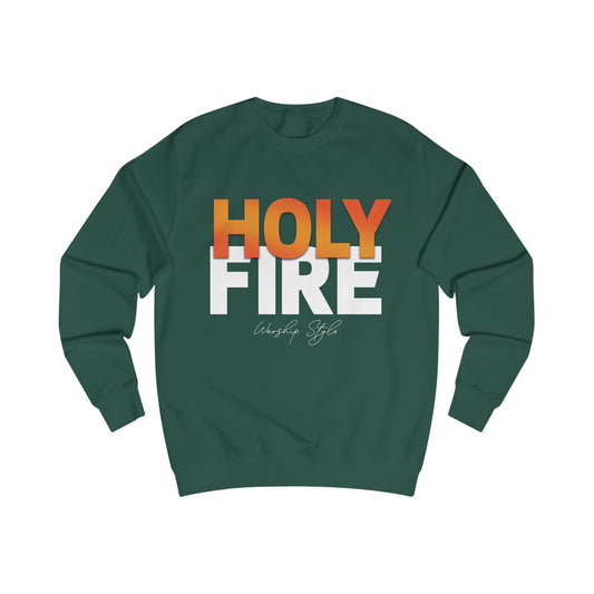 Holy Fire Unisex Sweatshirt - Cozy & Stylish for Faith Enthusiasts