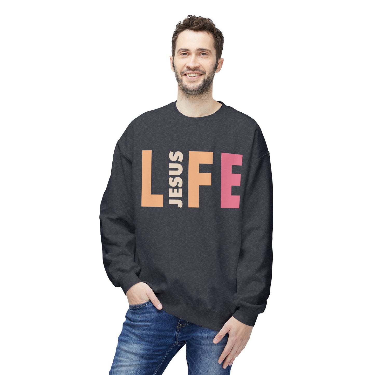 Jesus is Life - Unisex Softstyle Fleece Sweatshirt