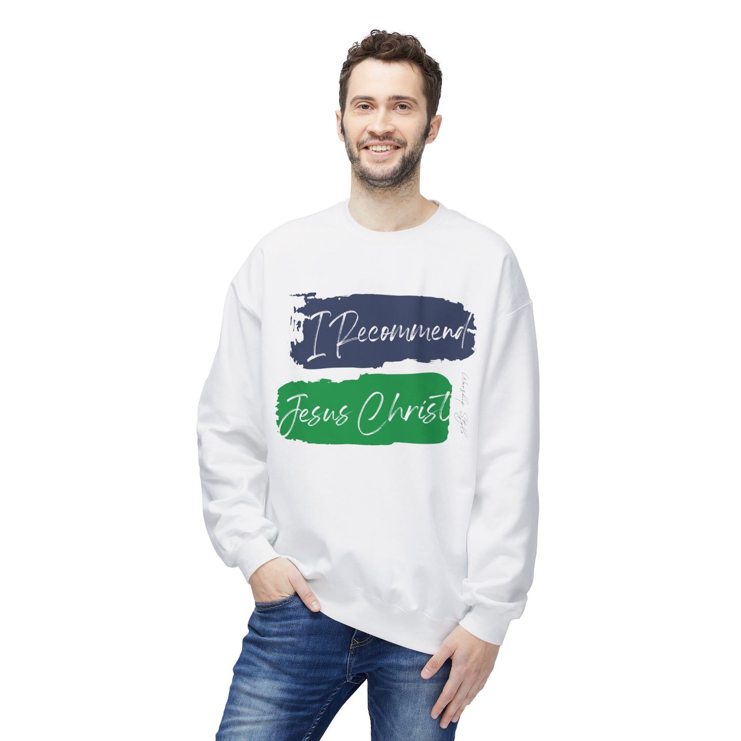 Recommend Jesus - Unisex Softstyle Fleece Sweatshirt