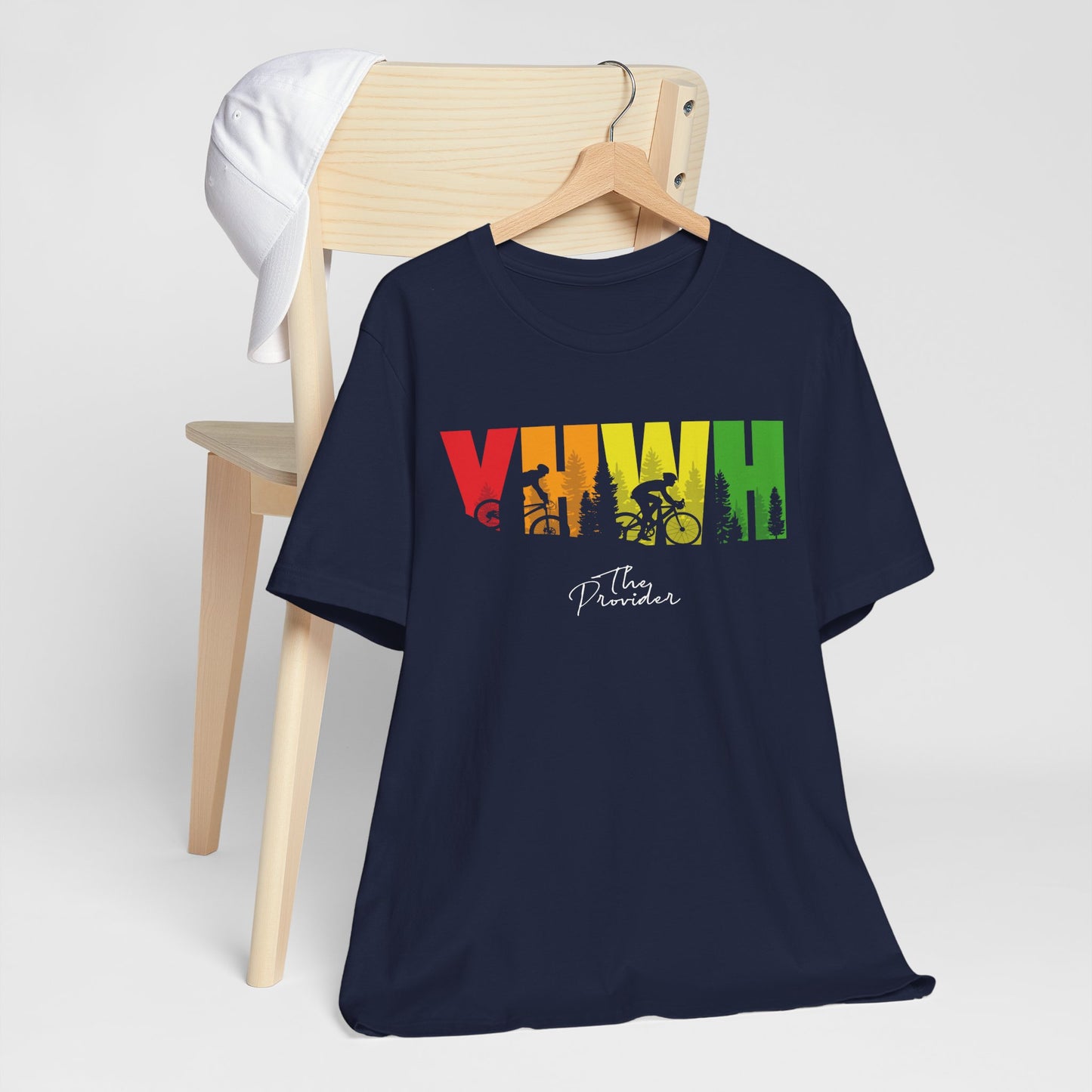 YHWH Provides - Adventure Awaits Unisex Jersey Tee