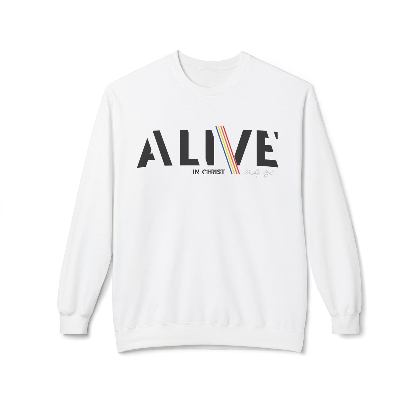 Alive in Christ - Unisex Softstyle Fleece Sweatshirt