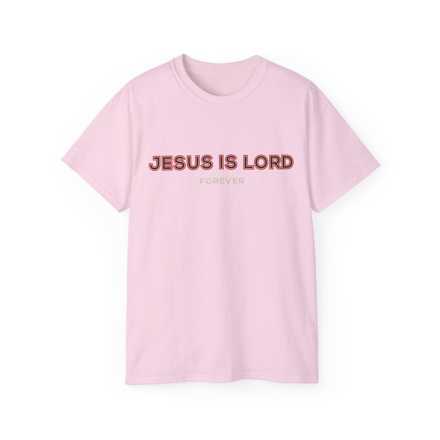 Faith-Inspired Unisex Ultra Cotton Tee - 'Jesus is Lord' Design