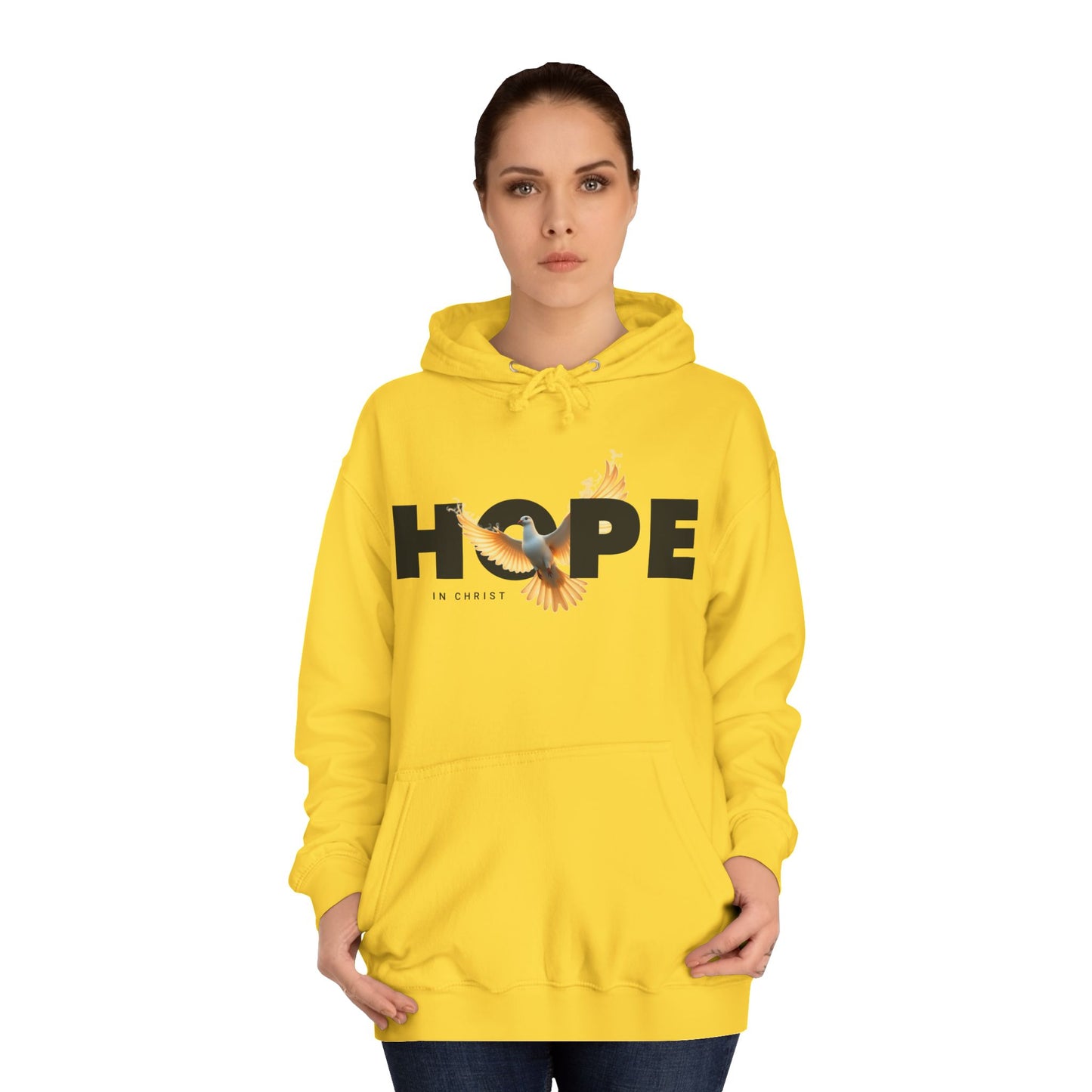Hope in Christ - Unisex College Hoodie