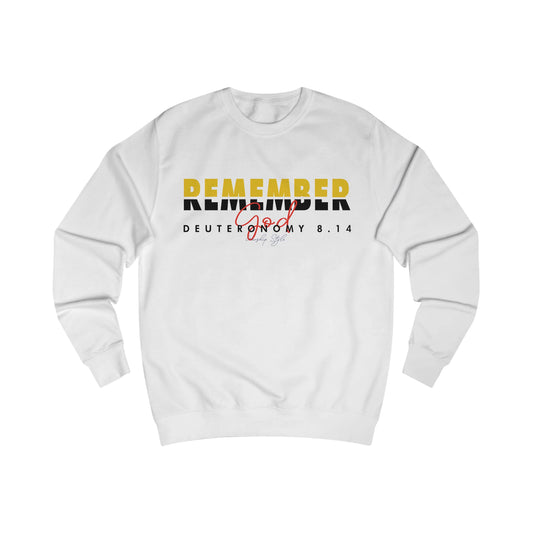 "Remember God" Cozy Faith Apparel - Inspirational Unisex Sweatshirt