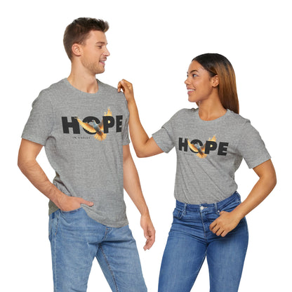 Hope in Christ Unisex Short Sleeve Tee - Inspirational Apparel for Faith