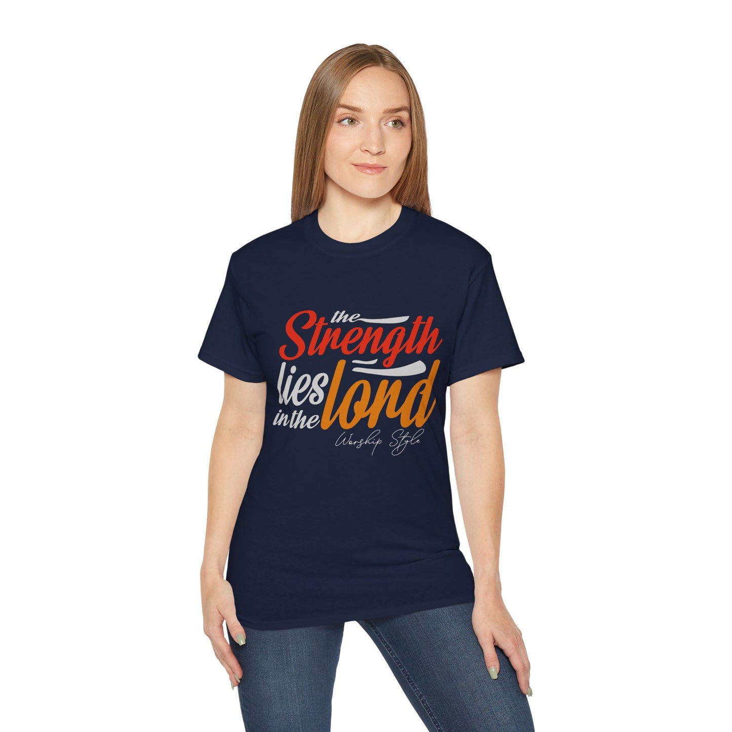 Strength In The Lord - Unisex Faith-Based Cotton T-Shirt