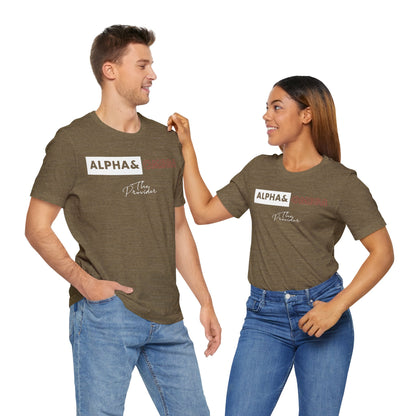 Faith-Inspired Unisex Tee - ‘Alpha & Omega’ Short Sleeve T-Shirt