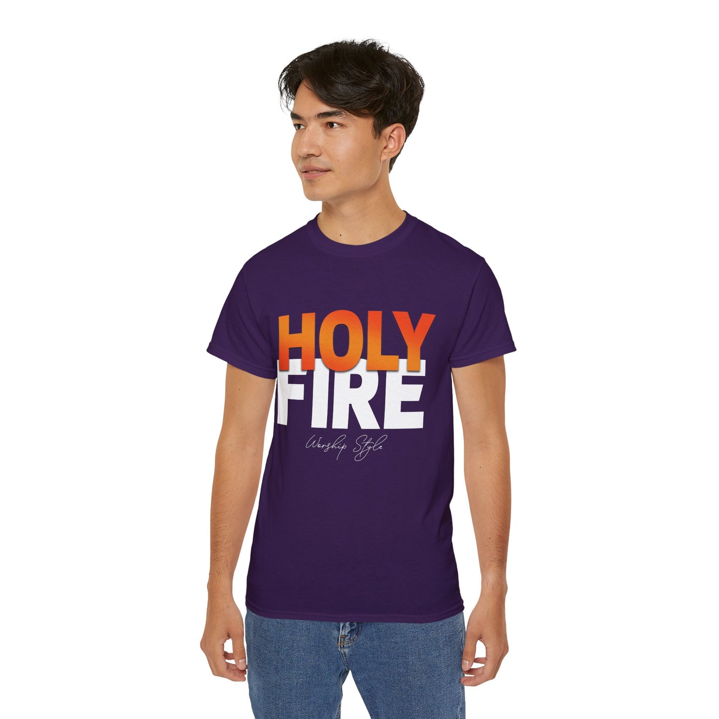 Holy Fire Unisex Ultra Cotton Tee - Vibrant Graphic Shirt for Everyday Wear